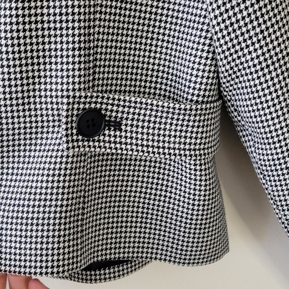 Pendleton Full Zip Virgin Wool Houndstooth Jacket - image 6